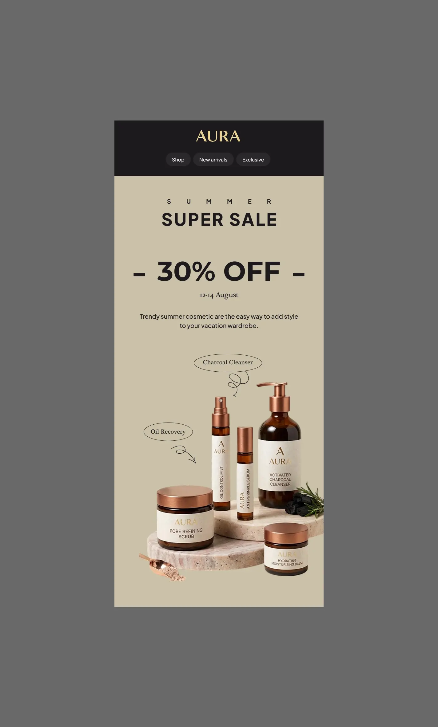 Aura Email Newsletter