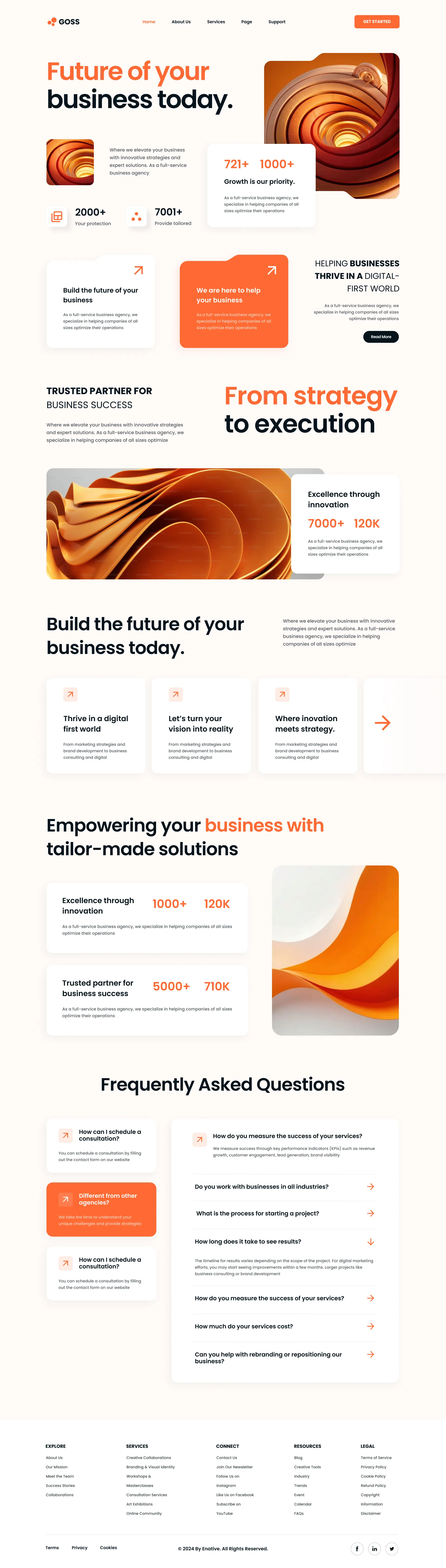 Goss Business Agency Website