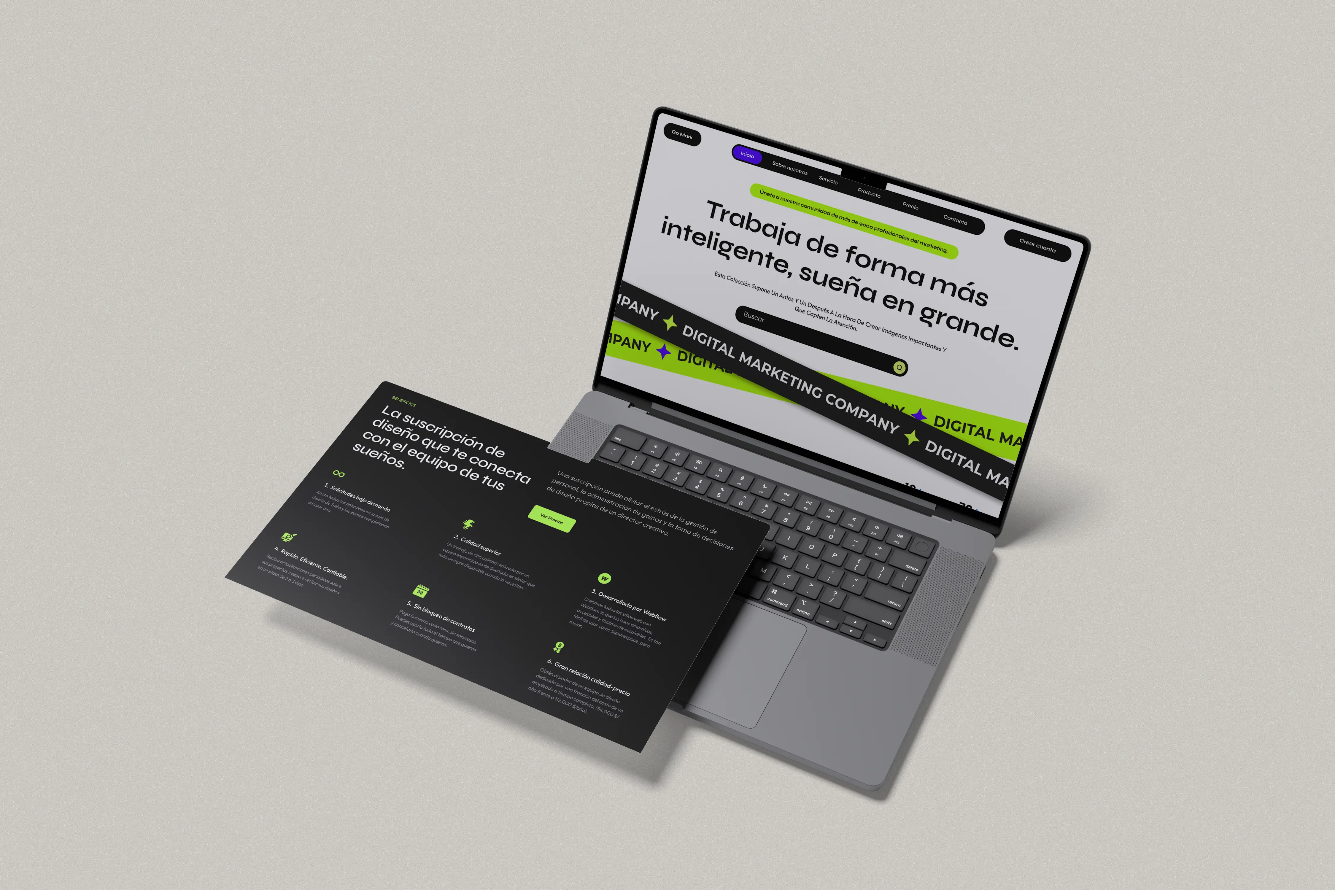Landing Page Marketing – Detalle 1